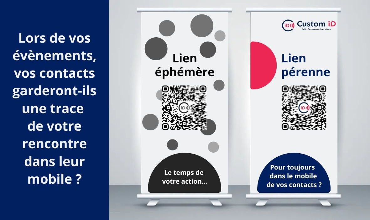QR sur stand salon. Quelle destination ?